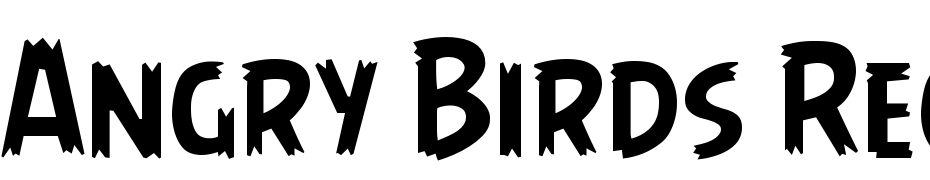 Angry Birds Regular cкачати шрифт безкоштовно